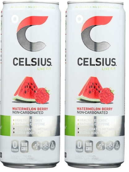 CELSIUS ARCTIC VIBE Sparkling Frozen Berry, Sugar Free Energy Drink, 12 Fl Oz (Pack of 12)