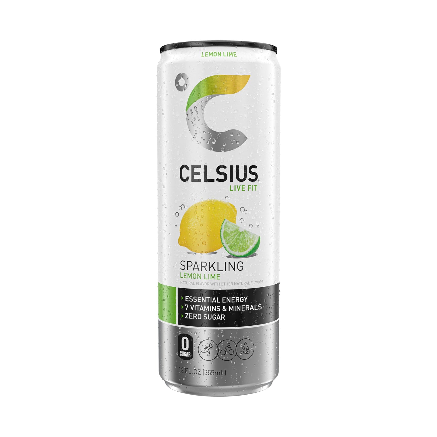 CELSIUS ARCTIC VIBE Sparkling Frozen Berry, Sugar Free Energy Drink, 12 Fl Oz (Pack of 12)