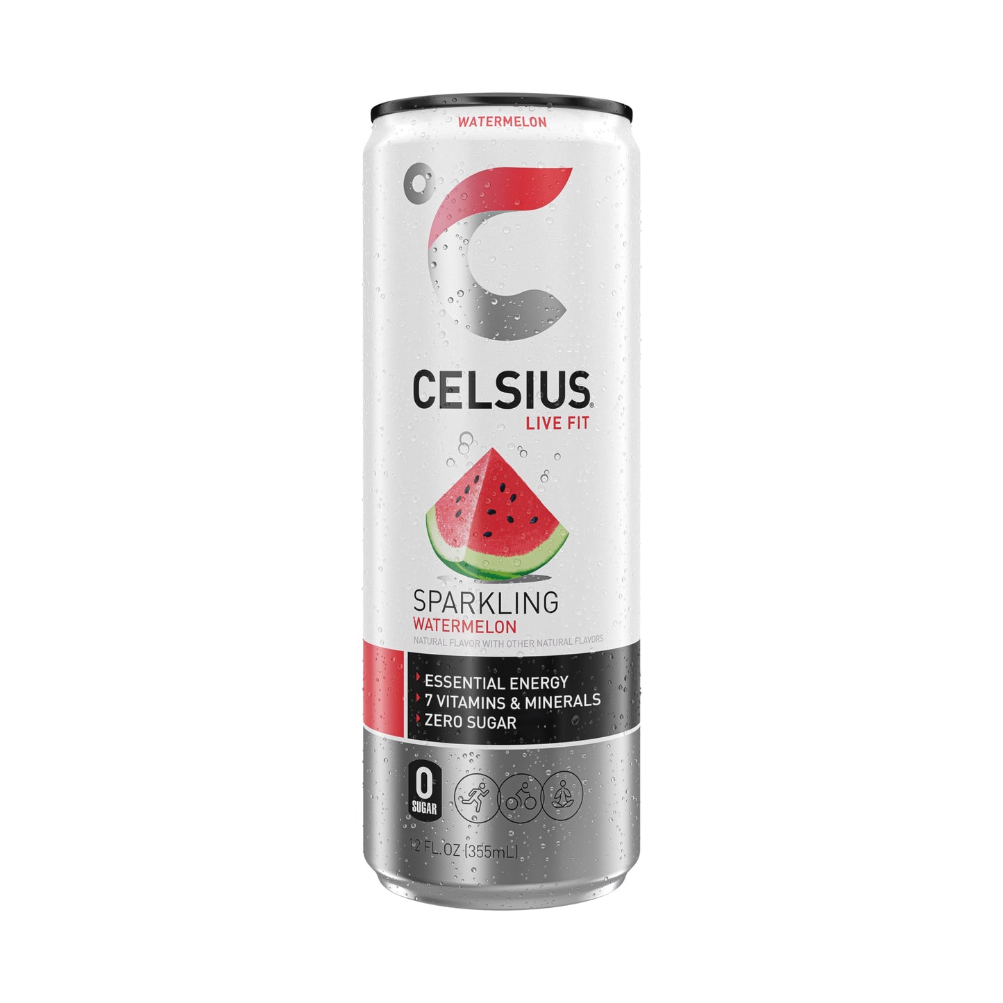 CELSIUS ARCTIC VIBE Sparkling Frozen Berry, Sugar Free Energy Drink, 12 Fl Oz (Pack of 12)