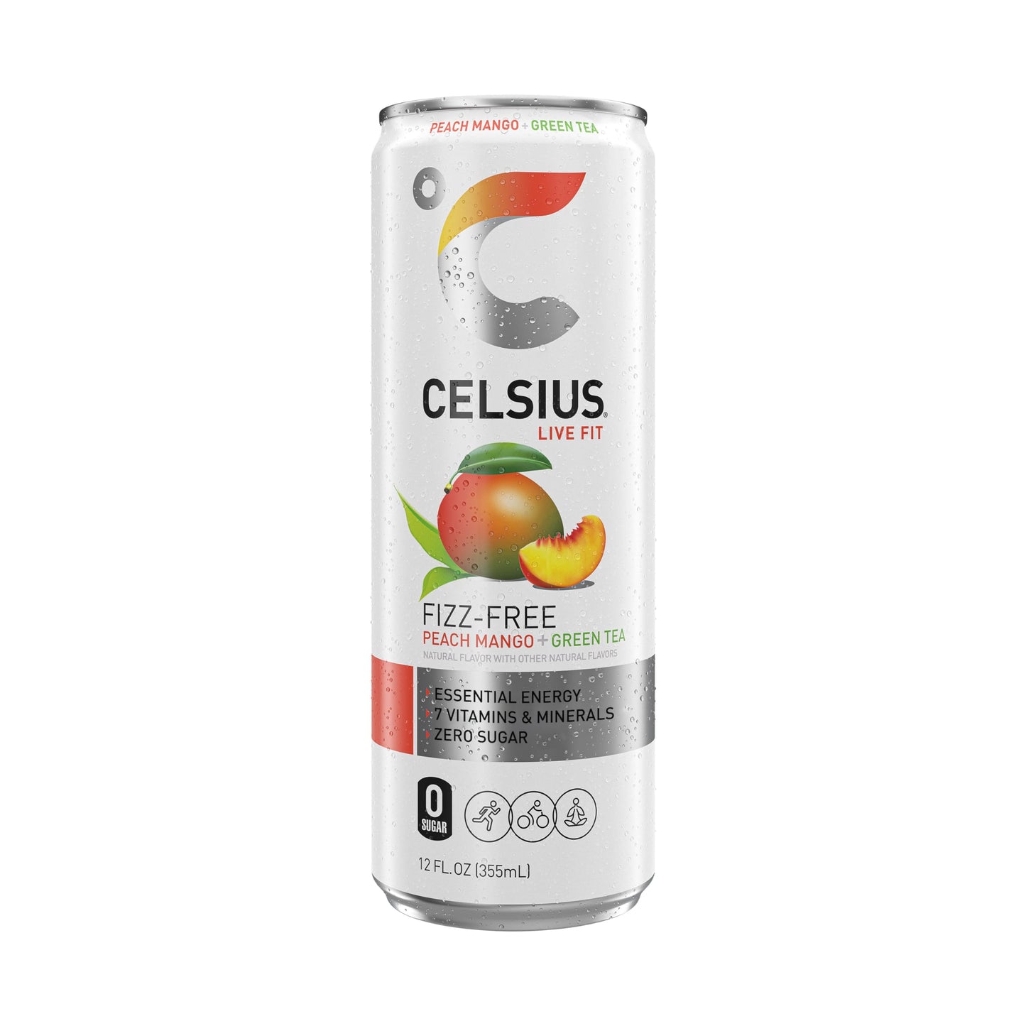 CELSIUS ARCTIC VIBE Sparkling Frozen Berry, Sugar Free Energy Drink, 12 Fl Oz (Pack of 12)