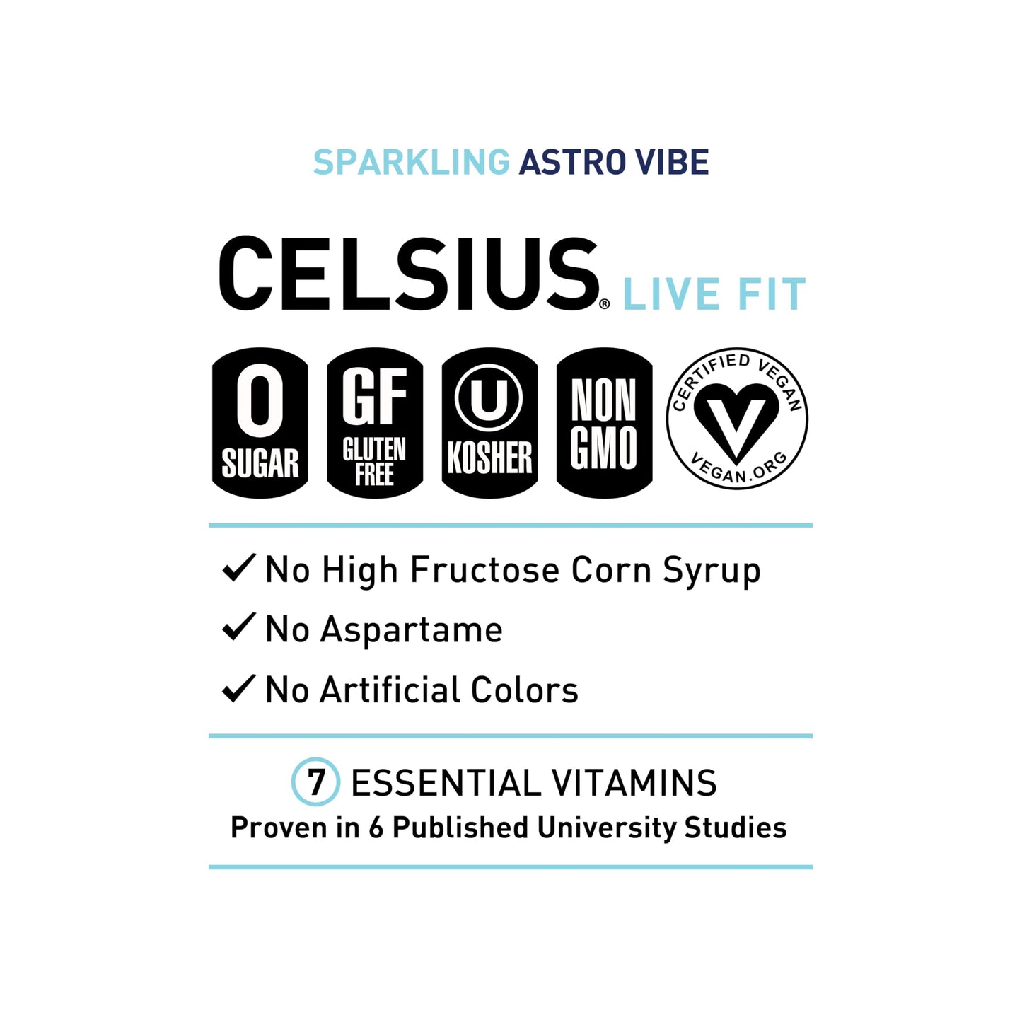CELSIUS ARCTIC VIBE Sparkling Frozen Berry, Sugar Free Energy Drink, 12 Fl Oz (Pack of 12)