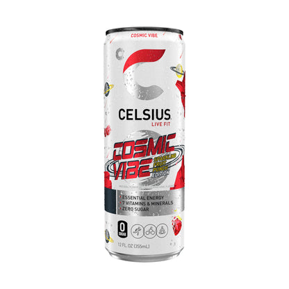 CELSIUS ARCTIC VIBE Sparkling Frozen Berry, Sugar Free Energy Drink, 12 Fl Oz (Pack of 12)