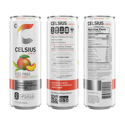 CELSIUS ARCTIC VIBE Sparkling Frozen Berry, Sugar Free Energy Drink, 12 Fl Oz (Pack of 12)