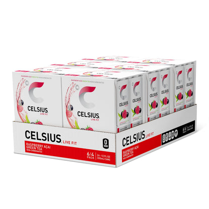 CELSIUS ARCTIC VIBE Sparkling Frozen Berry, Sugar Free Energy Drink, 12 Fl Oz (Pack of 12)
