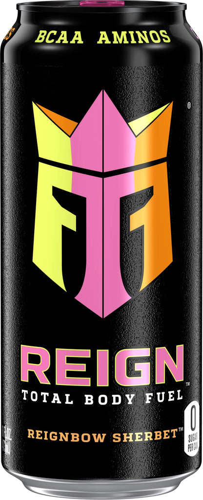 Reign Total Body Fuel, Orange Dreamsicle, Fitness & Performance Drink, 16 Fl Oz (Pack of 12)