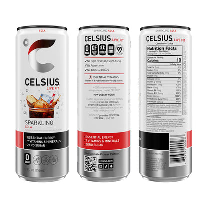 CELSIUS ARCTIC VIBE Sparkling Frozen Berry, Sugar Free Energy Drink, 12 Fl Oz (Pack of 12)