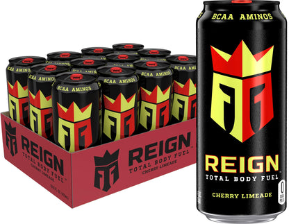 Reign Total Body Fuel, Orange Dreamsicle, Fitness & Performance Drink, 16 Fl Oz (Pack of 12)