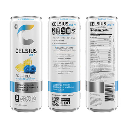 CELSIUS ARCTIC VIBE Sparkling Frozen Berry, Sugar Free Energy Drink, 12 Fl Oz (Pack of 12)