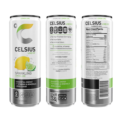 CELSIUS ARCTIC VIBE Sparkling Frozen Berry, Sugar Free Energy Drink, 12 Fl Oz (Pack of 12)