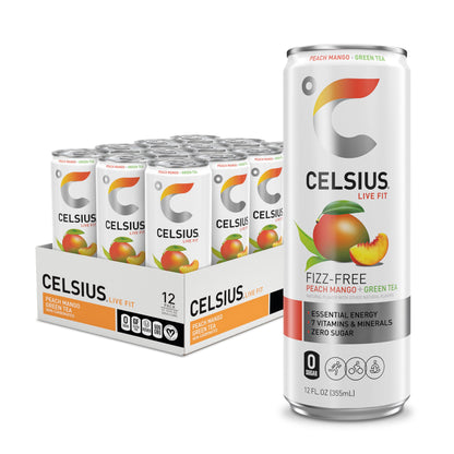 CELSIUS ARCTIC VIBE Sparkling Frozen Berry, Sugar Free Energy Drink, 12 Fl Oz (Pack of 12)