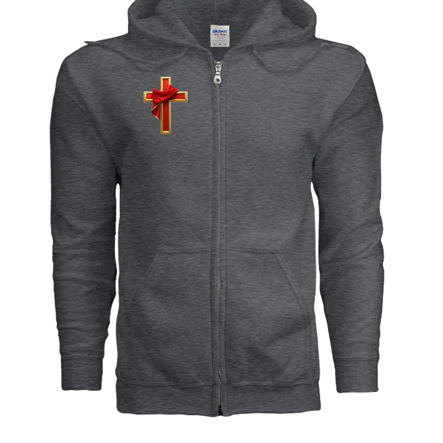 DARK HEATHER - G186 - FRONT